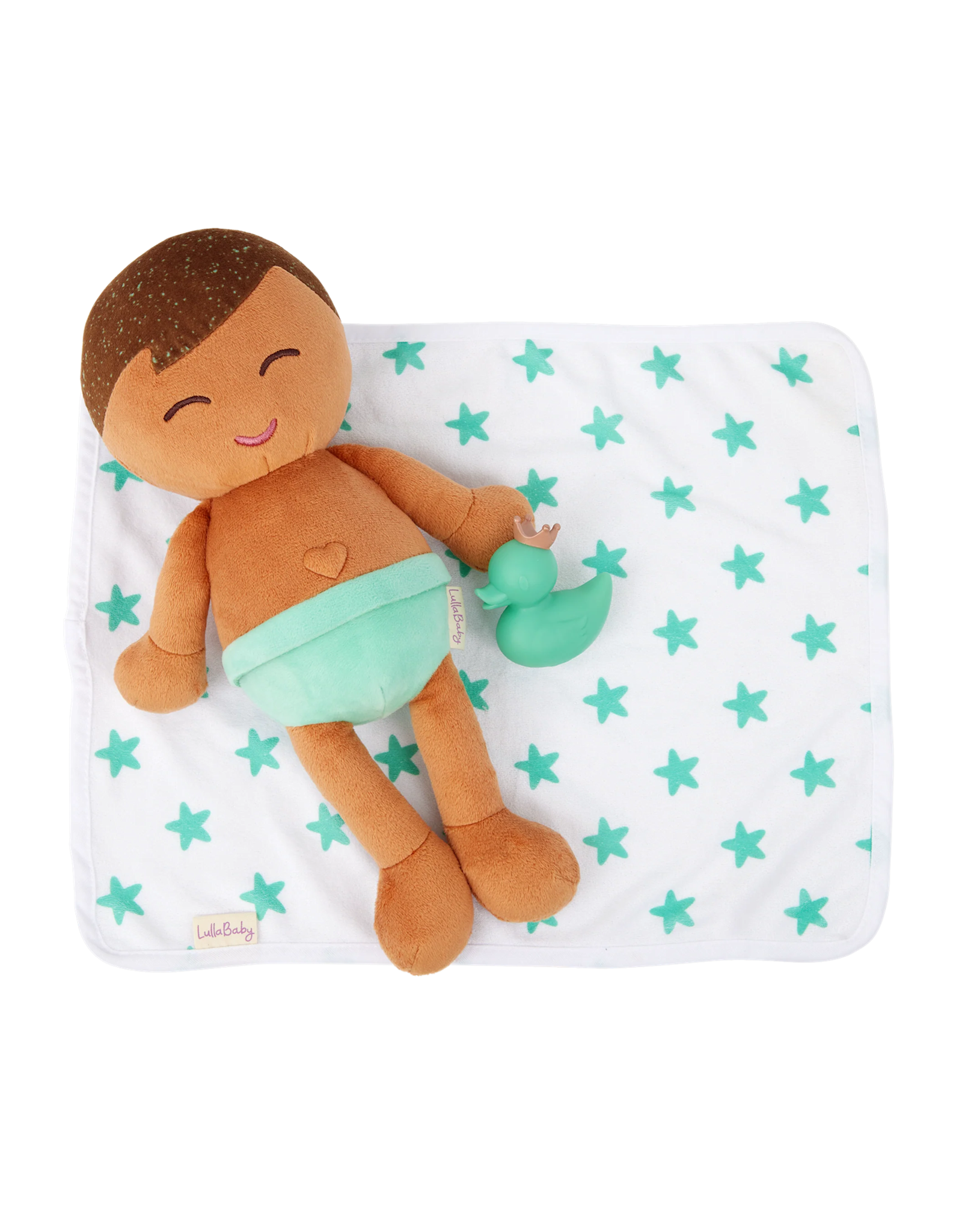 Lullababy Badpop jongen bruin