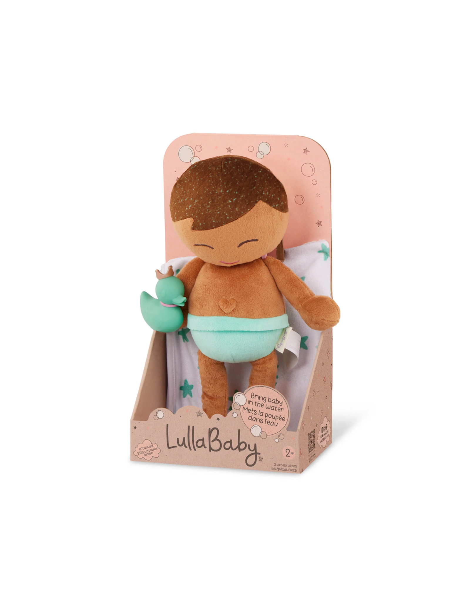 Lullababy Badpop jongen bruin