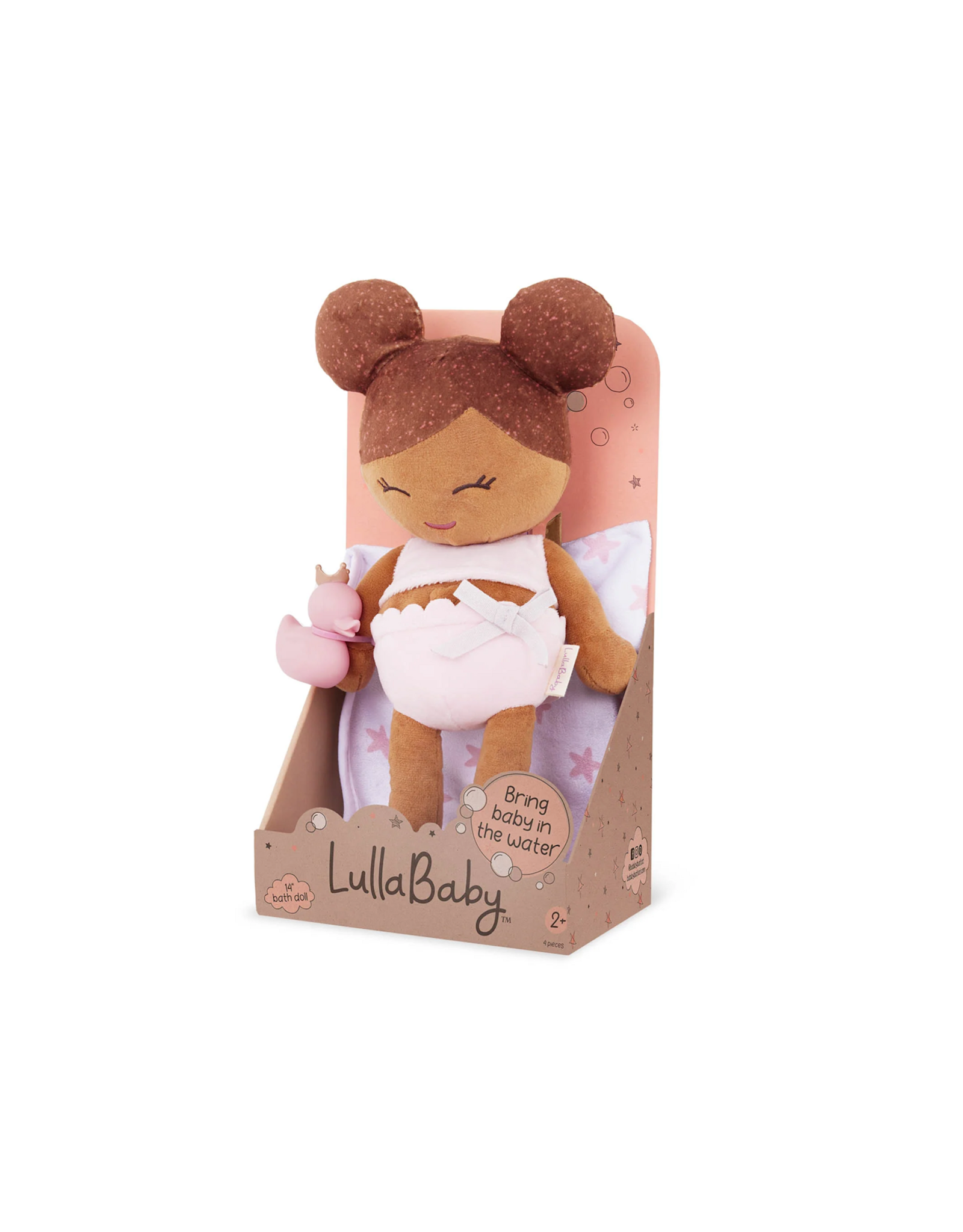Lullababy Badpop meisje bruin