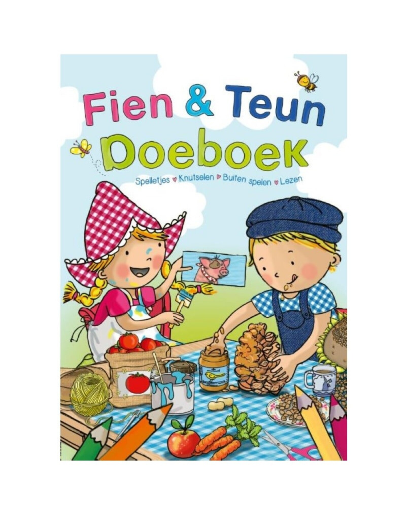 Witte leeuw Fien & Teun Doeboek