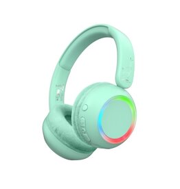 Lalarma Draadloze koptelefoon met discolicht mint