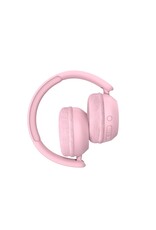 Lalarma Draadloze koptelefoon met discolicht roze
