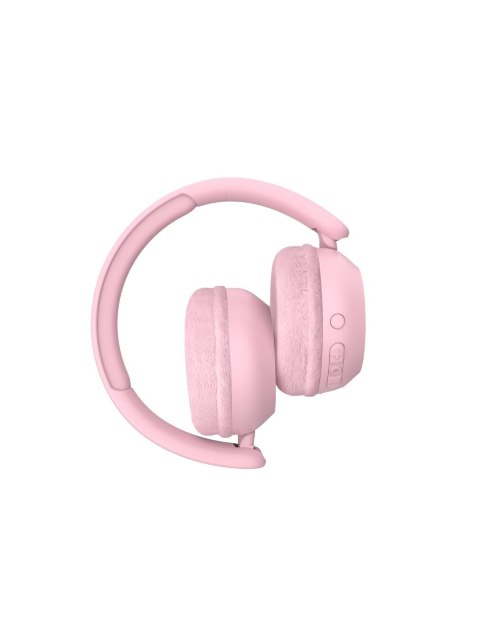 Lalarma Draadloze koptelefoon met discolicht roze