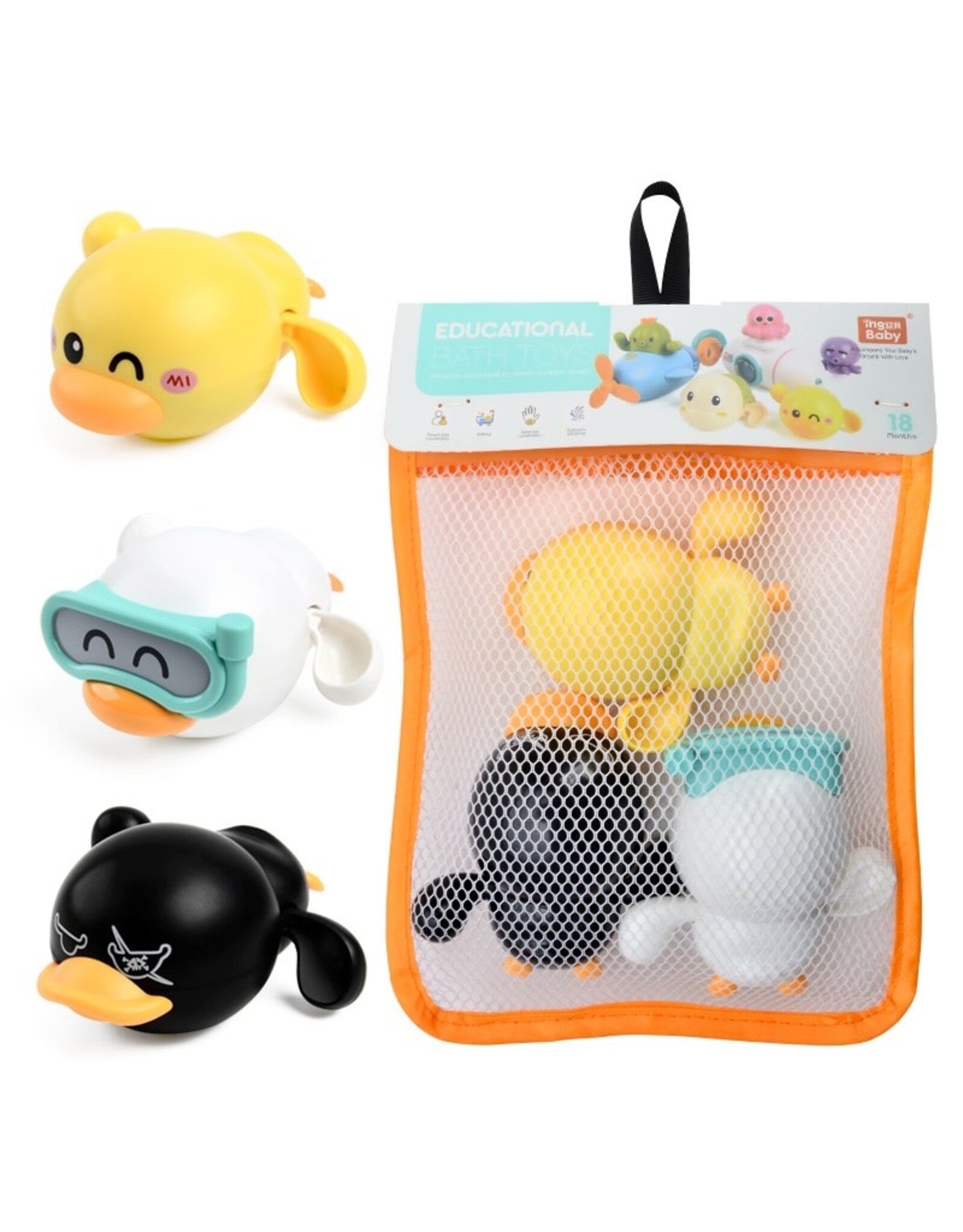 Fresh Kid Tub Fun! Wind up Ducks set