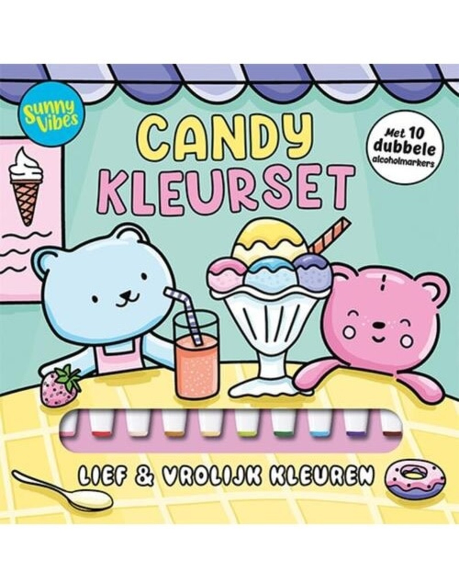 Lantaarn Kleurset Sunny vibes - Happy