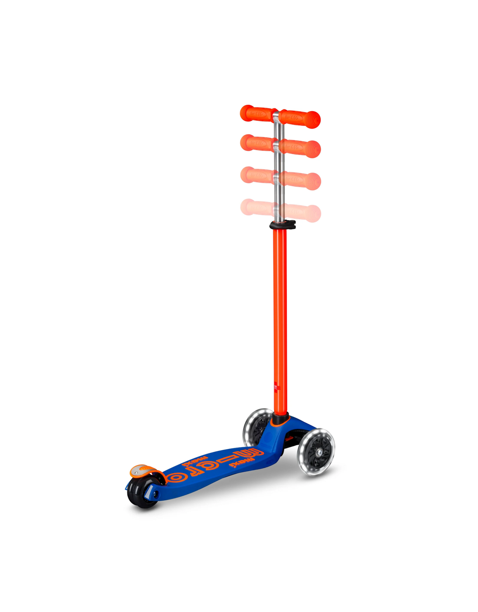 Micro Step Maxi Micro Step Deluxe LED oranje/blauw Neon