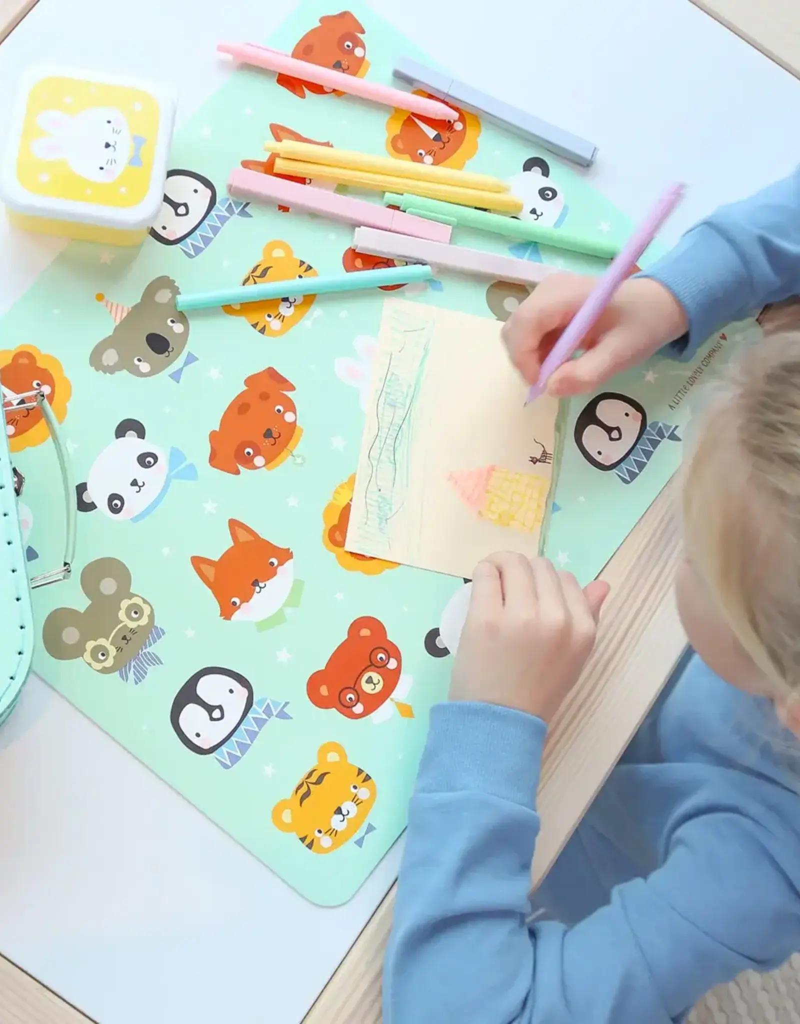 A Little Lovely Company Placemat Dierenvriendjes