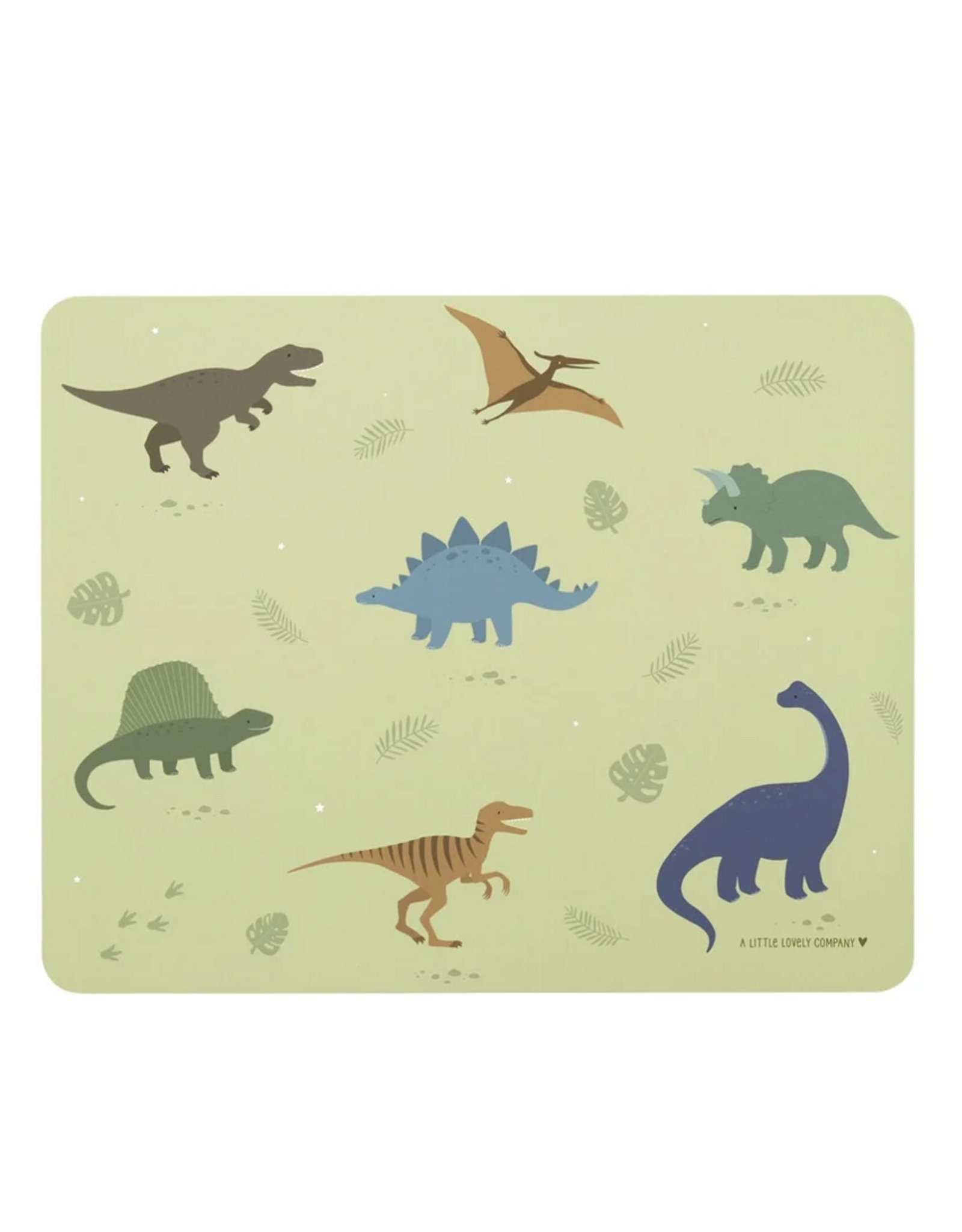 A Little Lovely Company Placemat Dinosaurussen