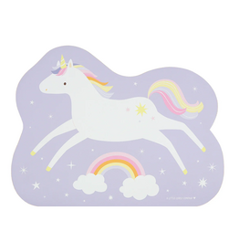 A Little Lovely Company Placemat Jumping Unicorn
