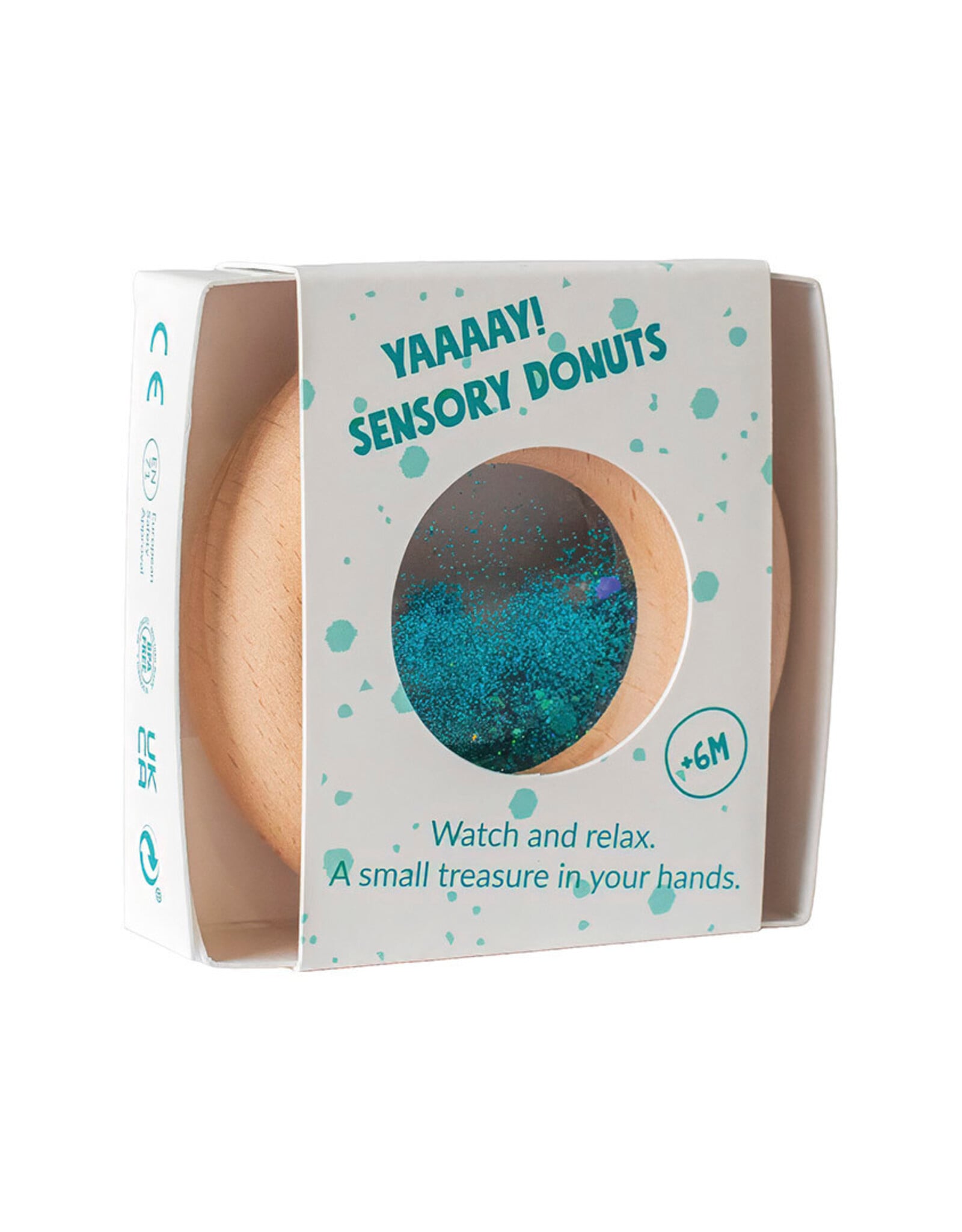 Petit Boum Sensory Donut Calm Turquoise