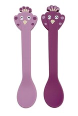 Trixie Set siliconen lepeltjes Mrs. Peacock