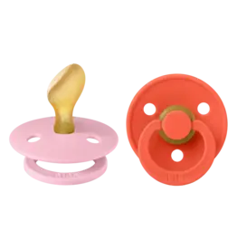 BIBS Fopspeen set Colour Baby Pink / Tango ANATOMISCH