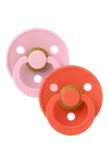 BIBS Fopspeen set Colour Baby Pink / Tango ANATOMISCH