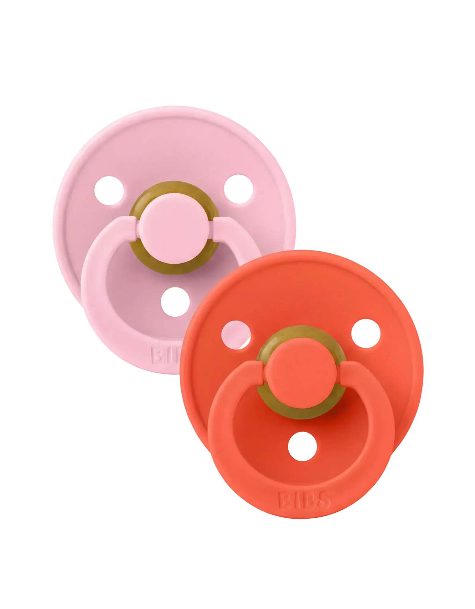 BIBS Fopspeen set Colour Baby Pink / Tango ANATOMISCH