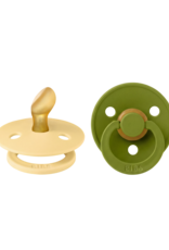 BIBS Fopspeen set Colour Pale Butter / Wasabi ANATOMISCH