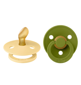 BIBS Fopspeen set Colour Pale Butter / Wasabi ANATOMISCH