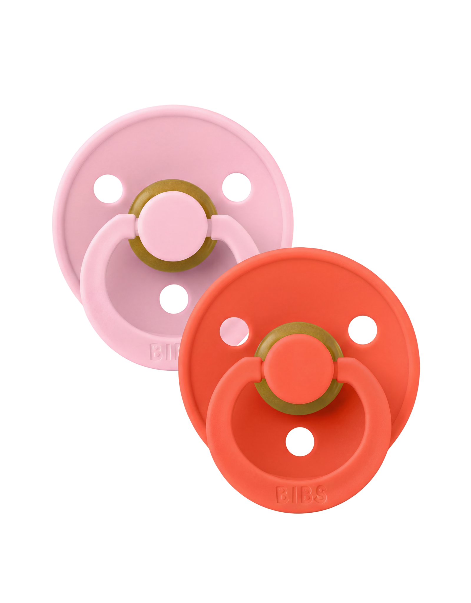 BIBS Fopspeen set Colour Baby Pink / Tango