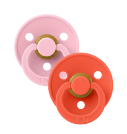 BIBS Fopspeen set Colour Baby Pink / Tango