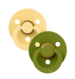 BIBS Fopspeen set Colour Pale Butter / Wasabi
