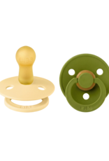 BIBS Fopspeen set Colour Pale Butter / Wasabi