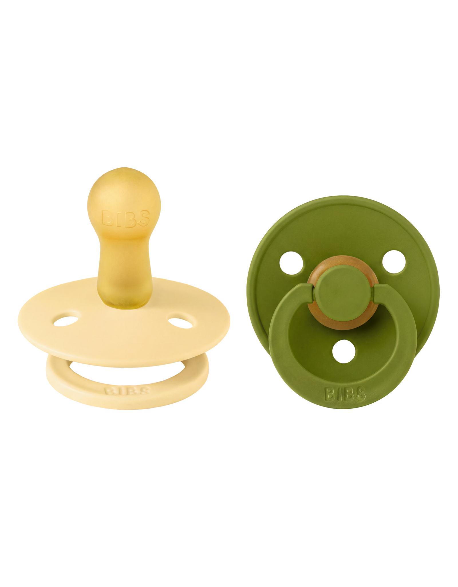 BIBS Fopspeen set Colour Pale Butter / Wasabi
