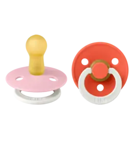 BIBS Fopspeen set Colour Baby Pink / Tango NIGHT