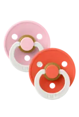 BIBS Fopspeen set Colour Baby Pink / Tango NIGHT