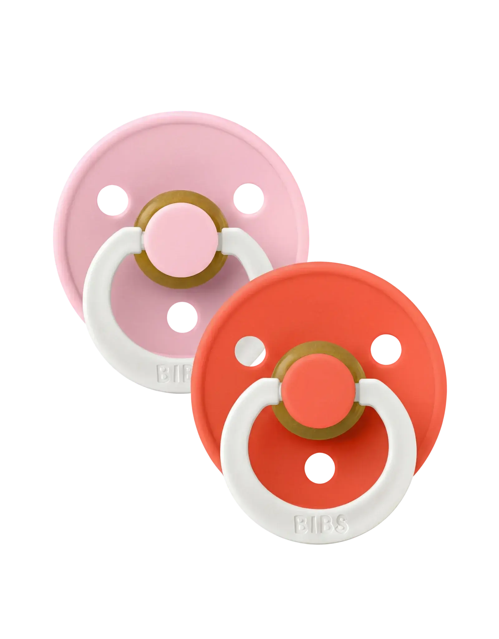 BIBS Fopspeen set Colour Baby Pink / Tango NIGHT
