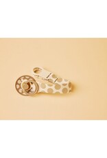 BIBS Speenclip LOOP Polka Mega Vanilla / Dark Oak