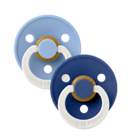 BIBS Fopspeen set Colour Sky Blue / Cornflower NIGHT