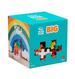 Plus-Plus Basisdoos BIG Rainbow Mix 100st.
