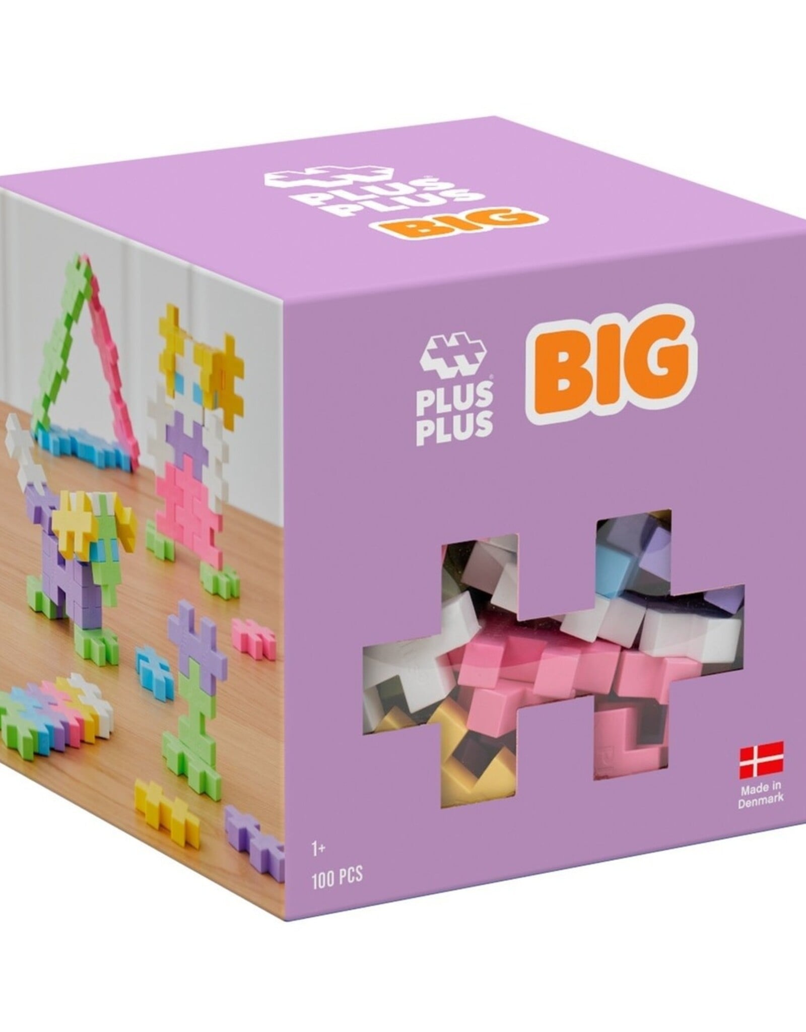 Plus-Plus Basisdoos BIG Pastel Mix 100st.
