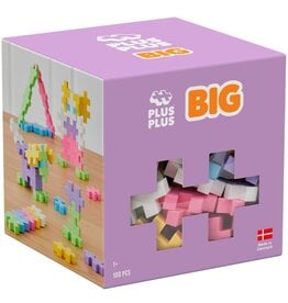 Plus-Plus Basisdoos BIG Pastel Mix 100st.