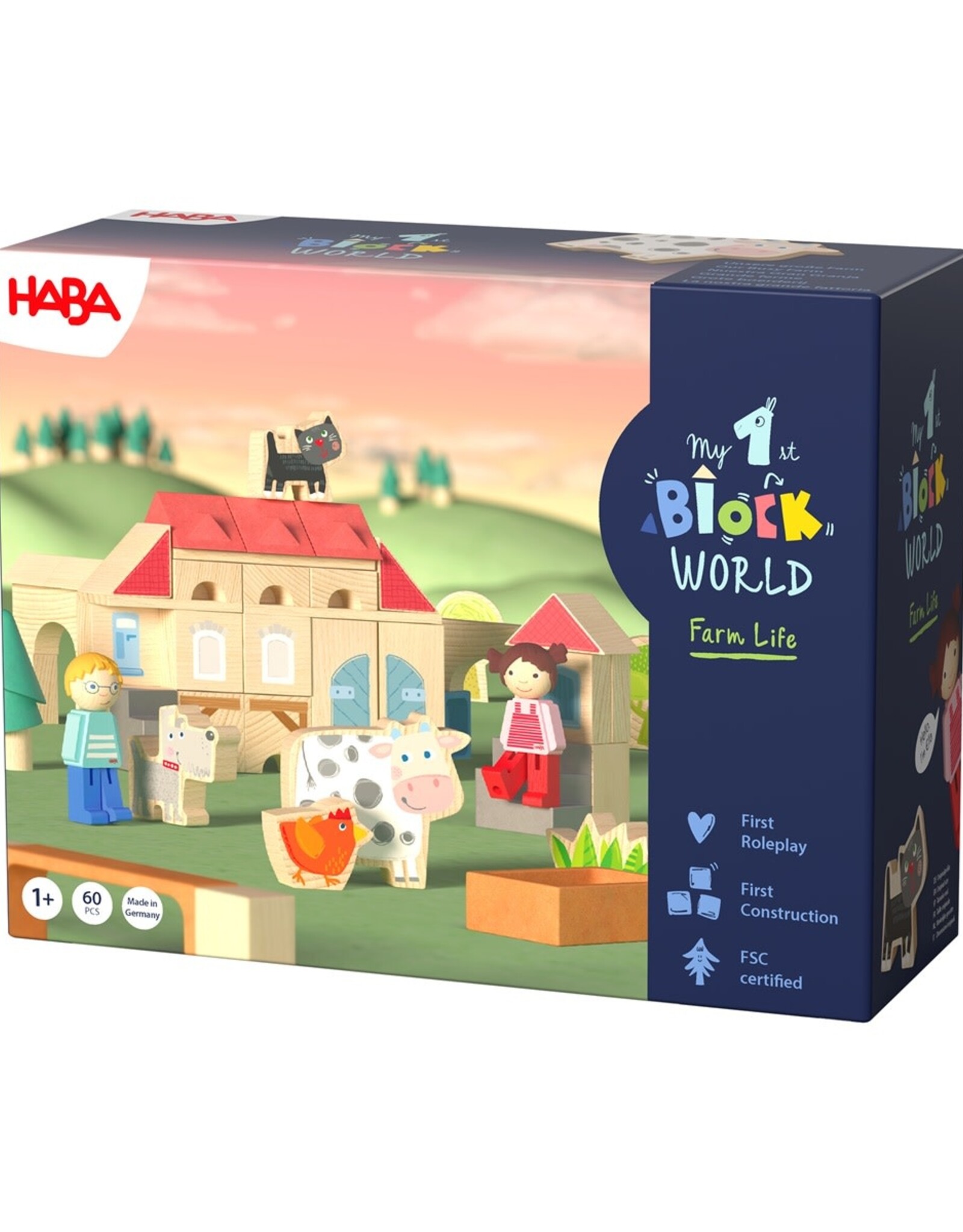 HABA My 1st Block World - Grote boerderij