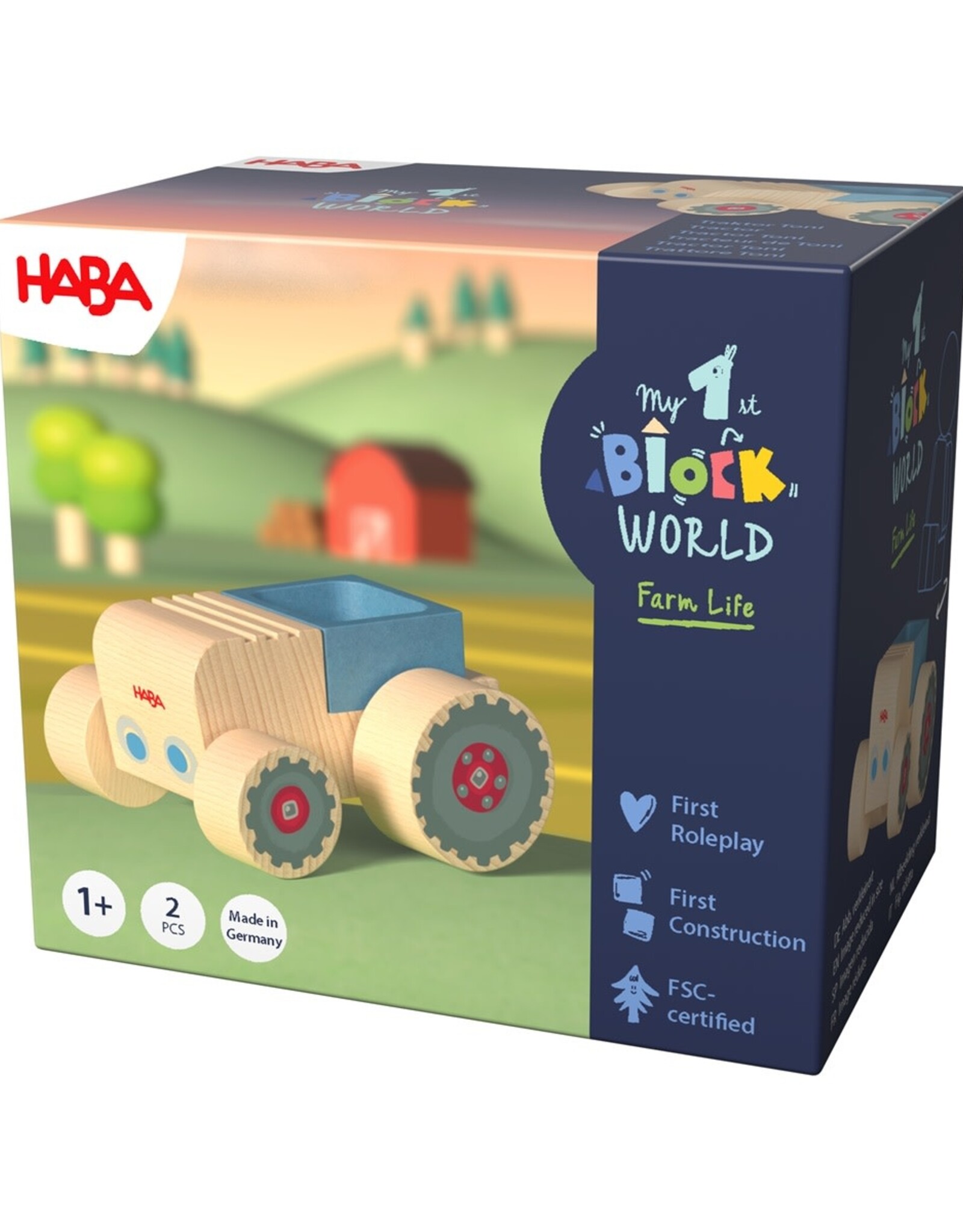 HABA My 1st Block World - Tractor Toni