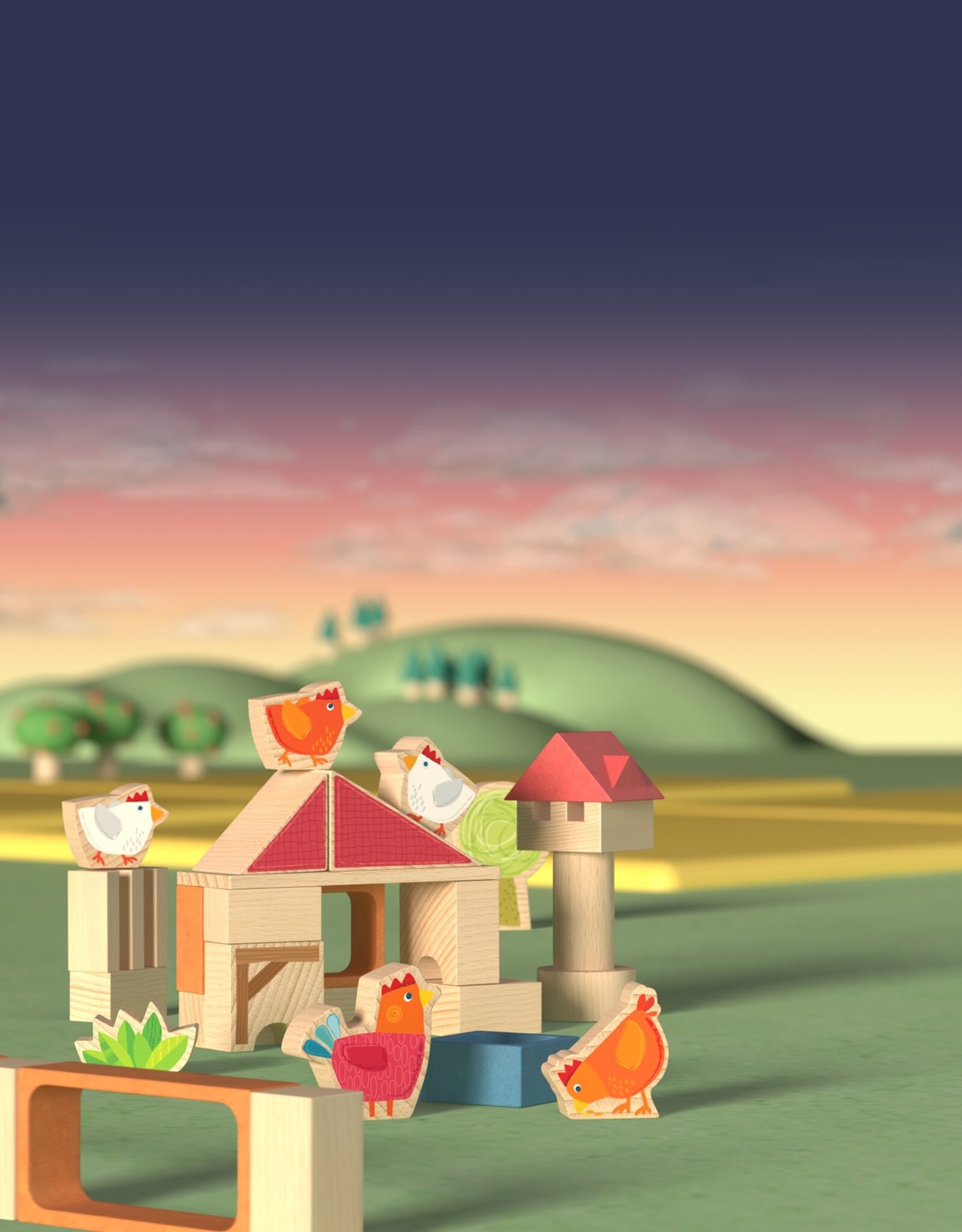 HABA My 1st Block World - Kippenhok