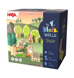 HABA My 1st Block World - Bos & weide