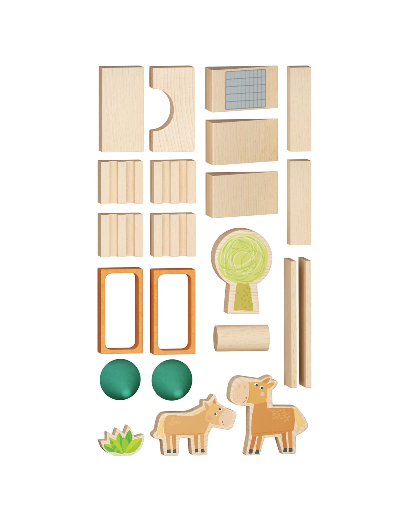 HABA My 1st Block World - Paardenstal