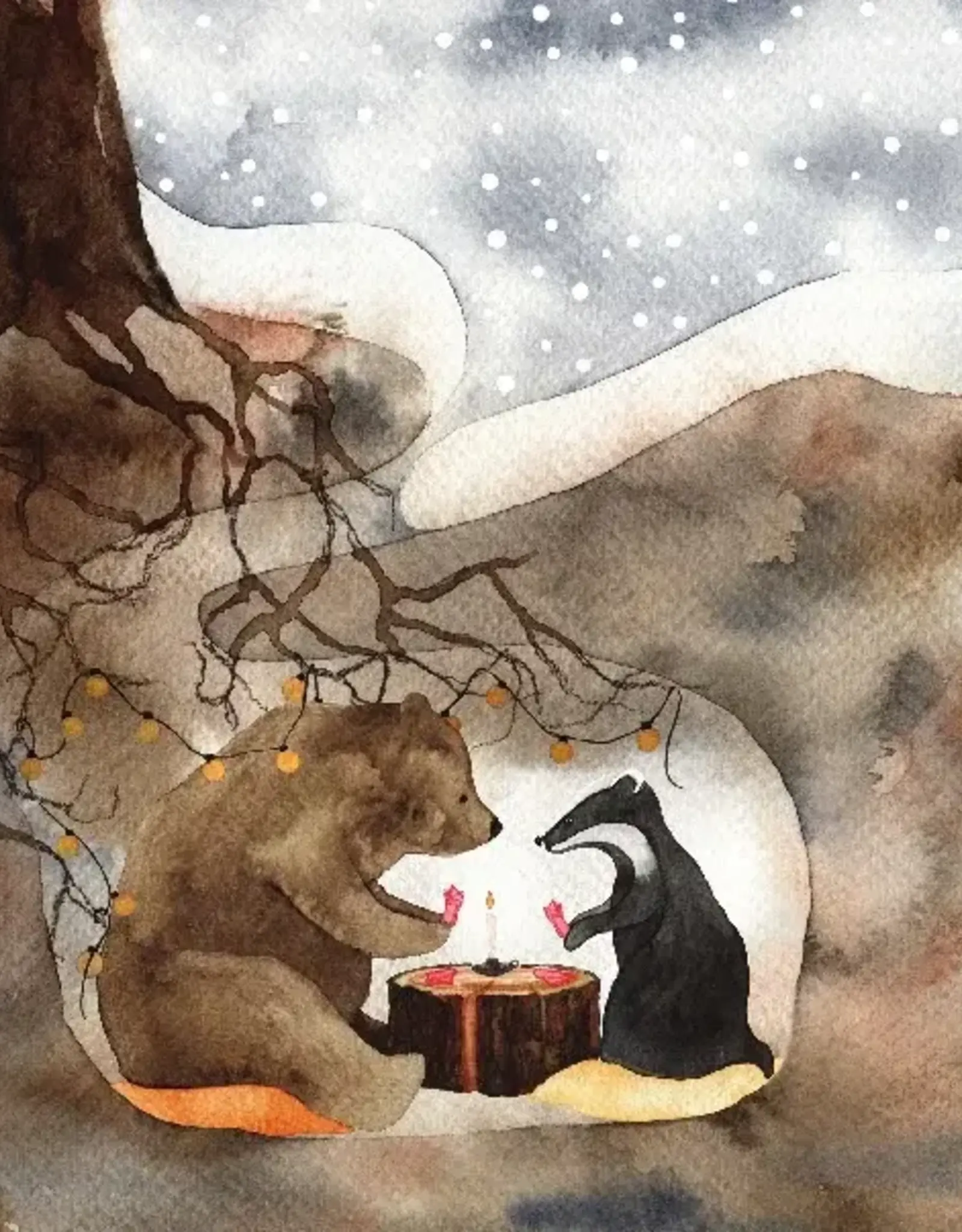 Isabella Illlustrations Seizoensplaat Winter