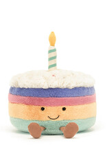 Jellycat Amuseables Rainbow Birthday Cake