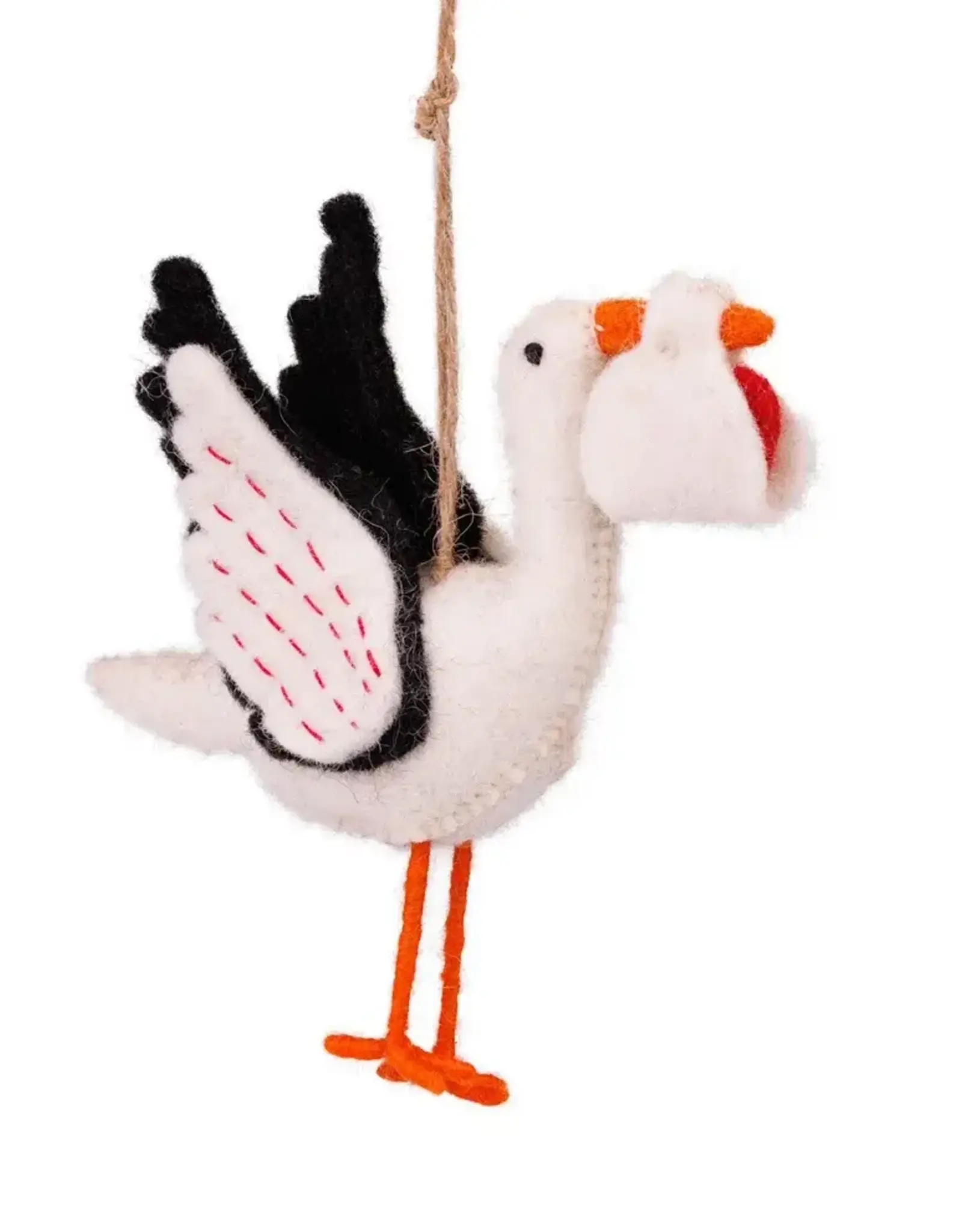 Sjaal met Verhaal Hanger Ooievaar