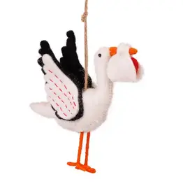 Sjaal met Verhaal Hanger Ooievaar