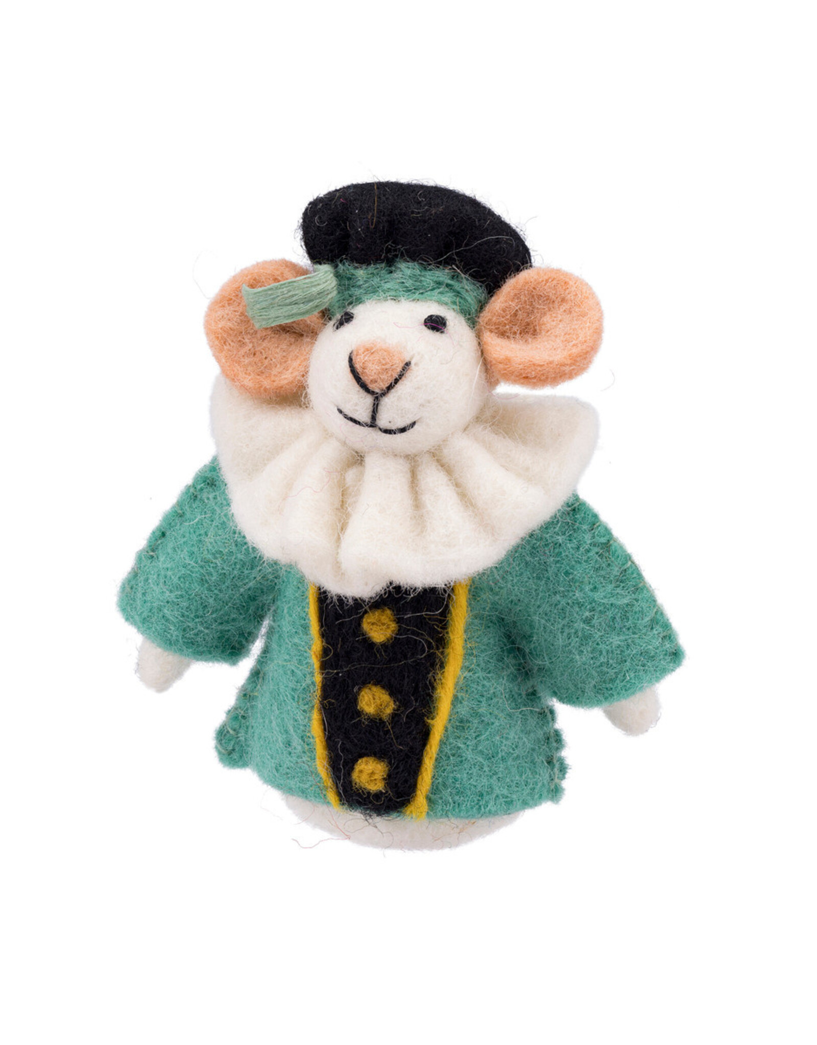 Sjaal met Verhaal Vingerpopje Muis Pietermuis Turquoise