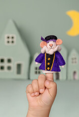 Sjaal met Verhaal Vingerpopje Muis Pietermuis Paars
