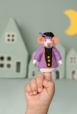 Sjaal met Verhaal Vingerpopje Muis Pietermuis Lila