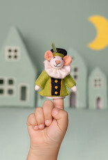 Sjaal met Verhaal Vingerpopje Muis Pietermuis Groen