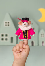Sjaal met Verhaal Vingerpopje Muis Pietermuis Fuchsia