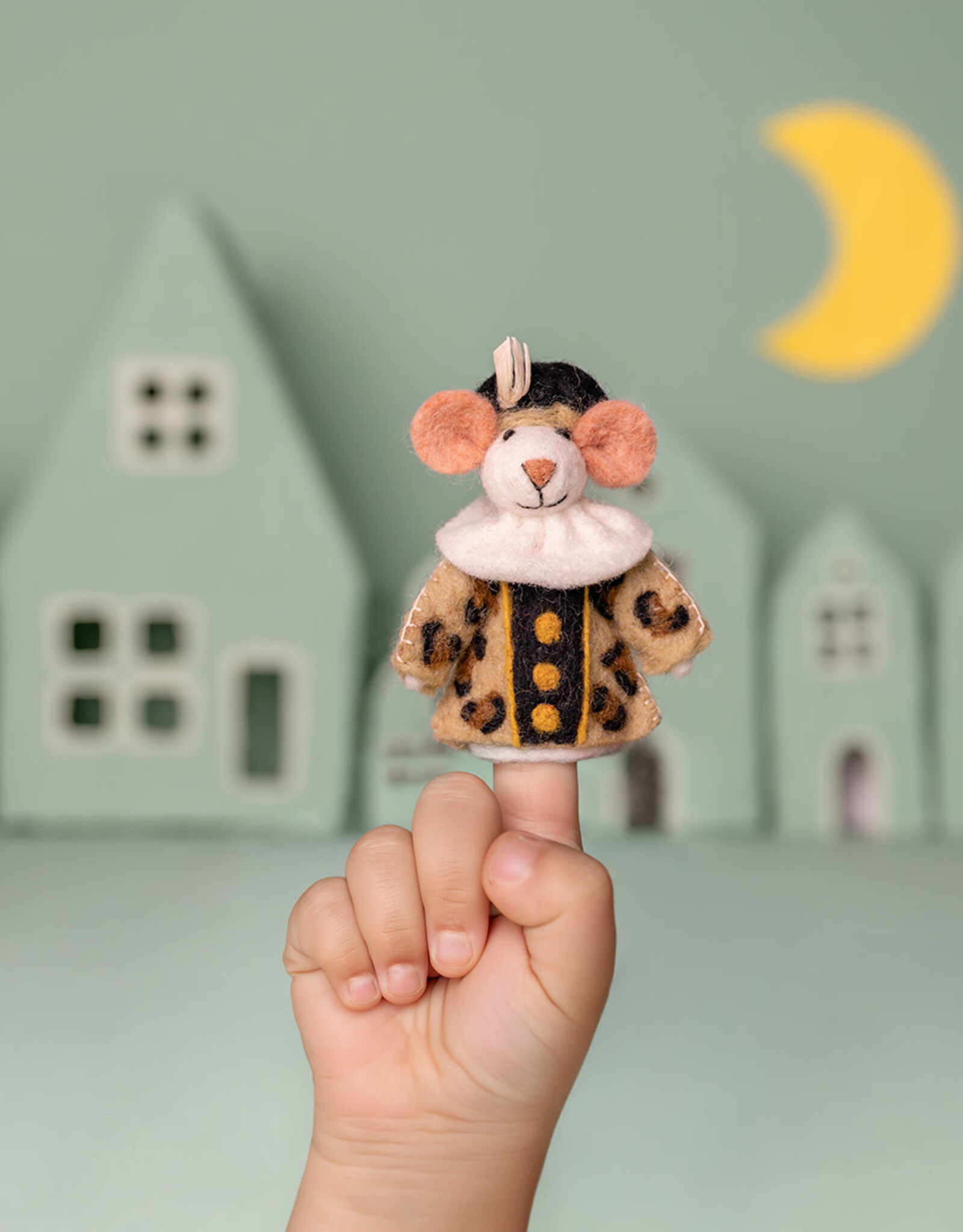 Sjaal met Verhaal Vingerpopje Muis Pietermuis Panterpiet