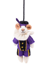 Sjaal met Verhaal Hanger Muis Pietermuis Paars