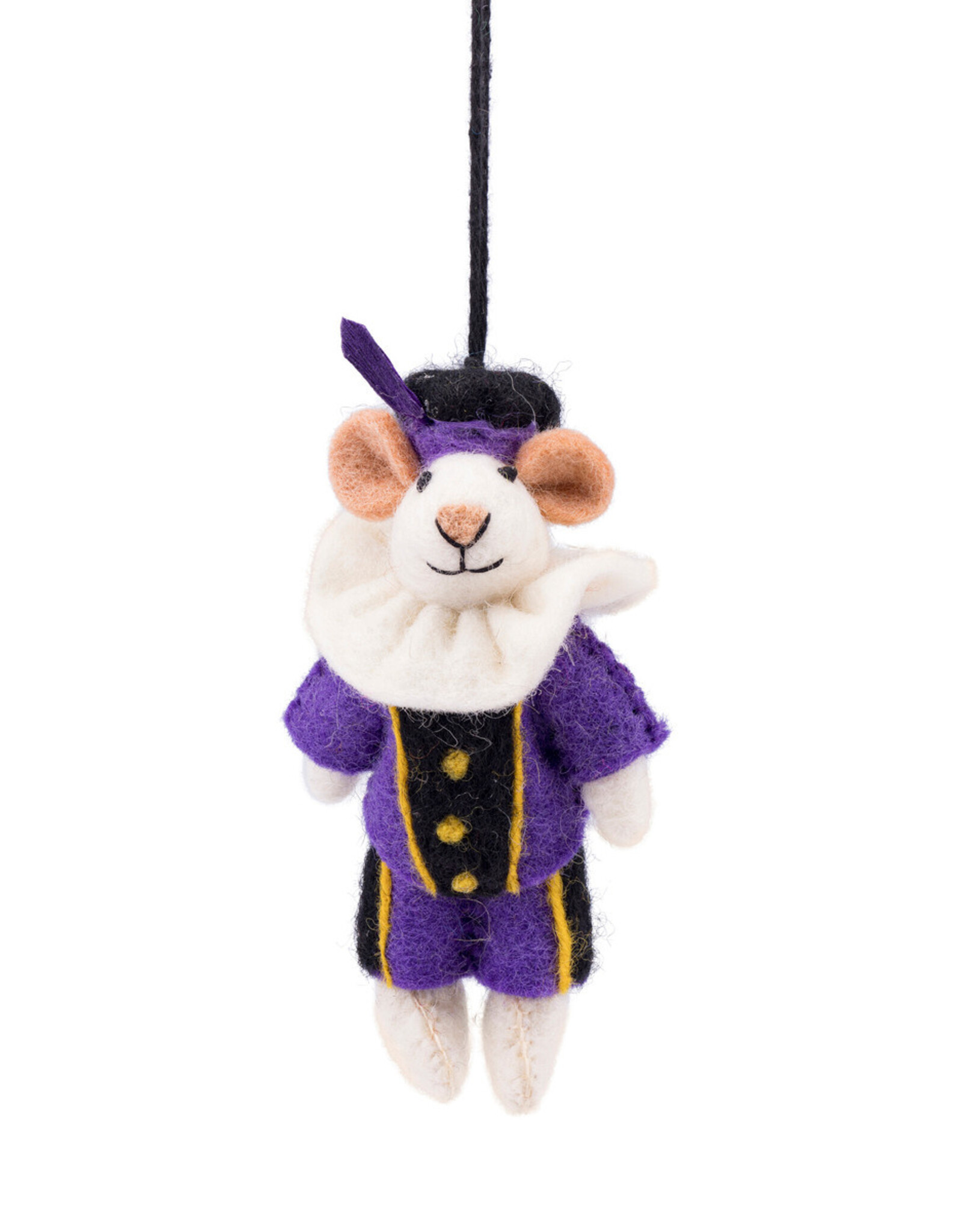 Sjaal met Verhaal Hanger Muis Pietermuis Paars